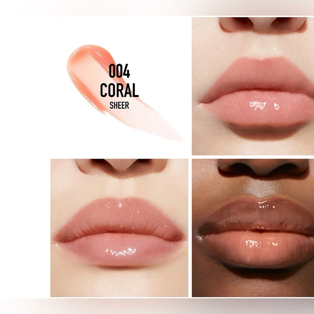 Dior Lip Maximize Coral Lip Gloss & DiorLip Glow Cherry oil